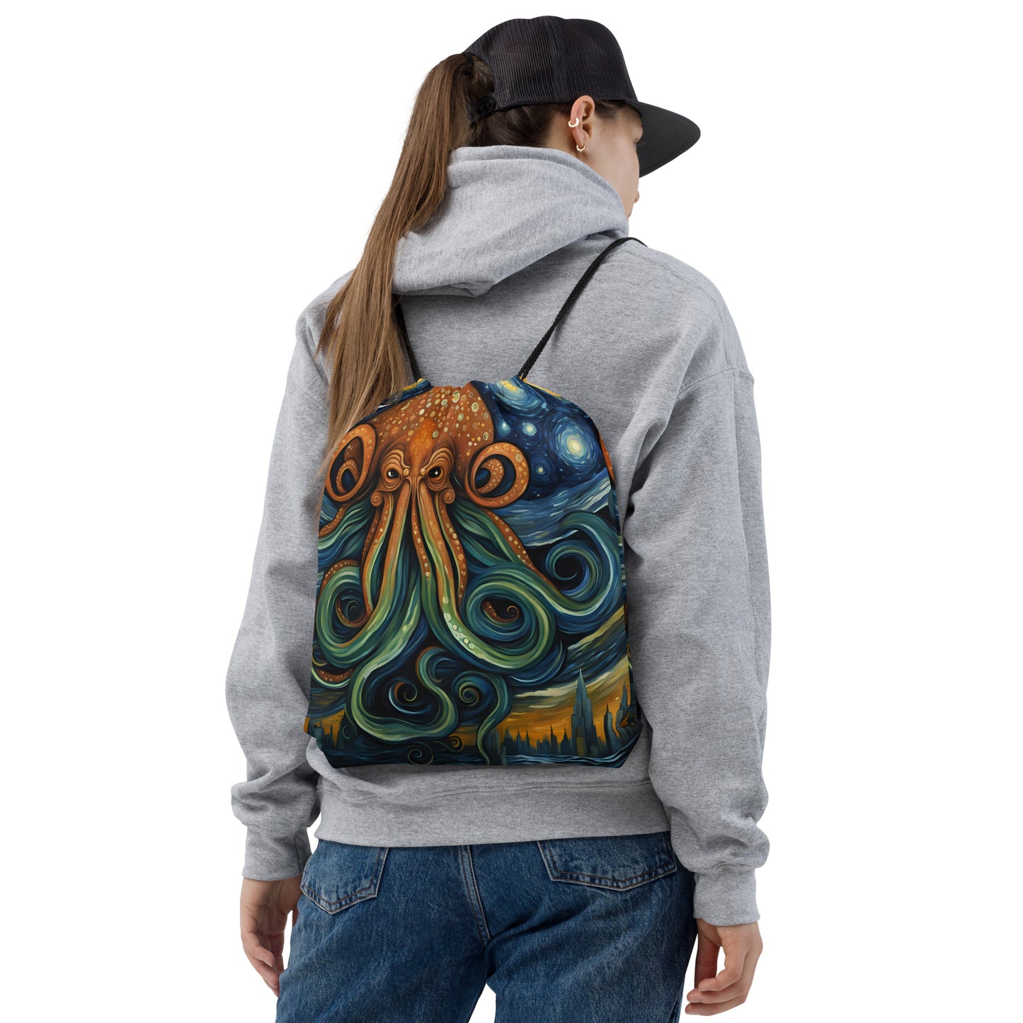 Cthulhu Postimpressionismus Kordelzugtasche