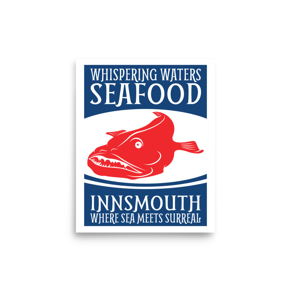 Poster Whispering Waters Seafood Innsmouth