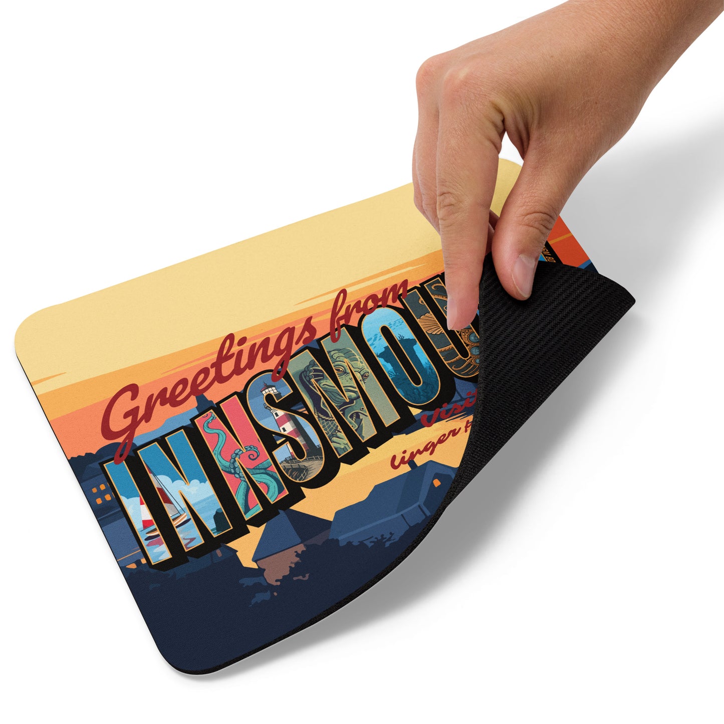 Greetings from Innsmouth Mouse pad
