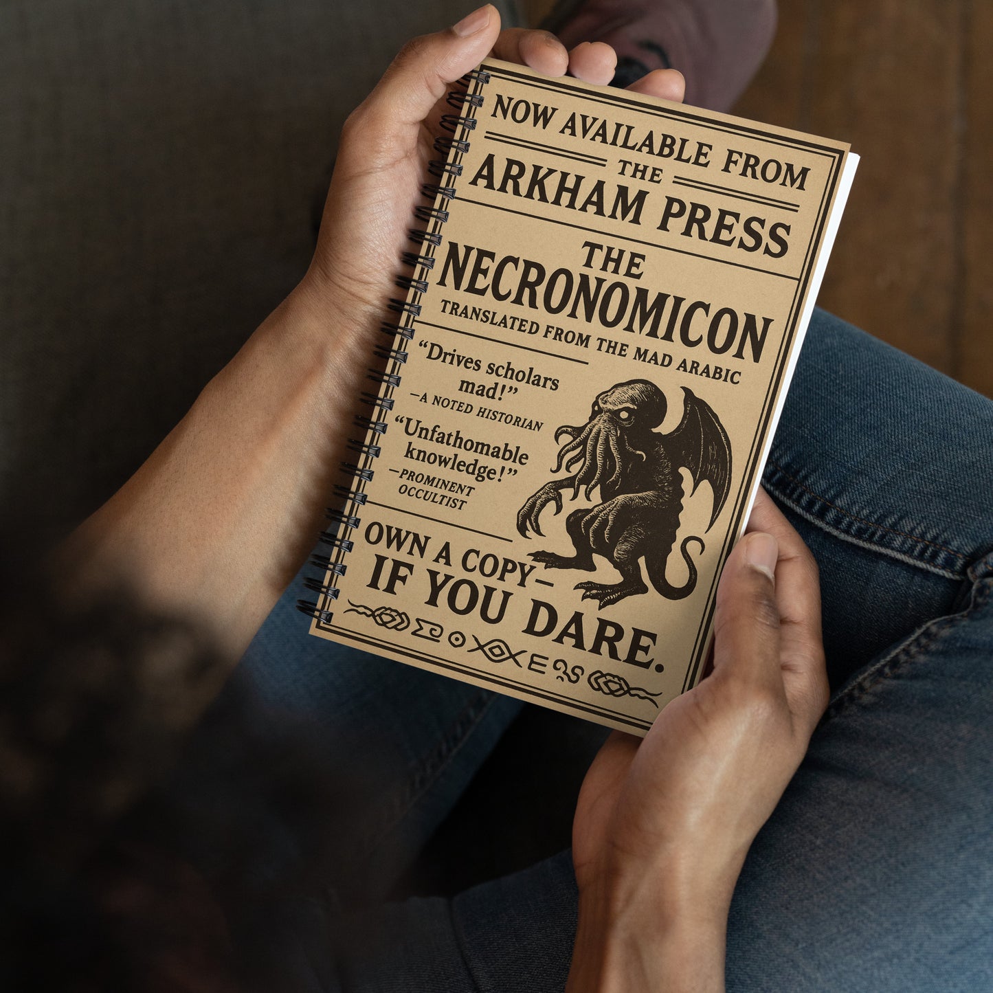 Necronomicon – Now Available from Arkham Press Spiral notebook