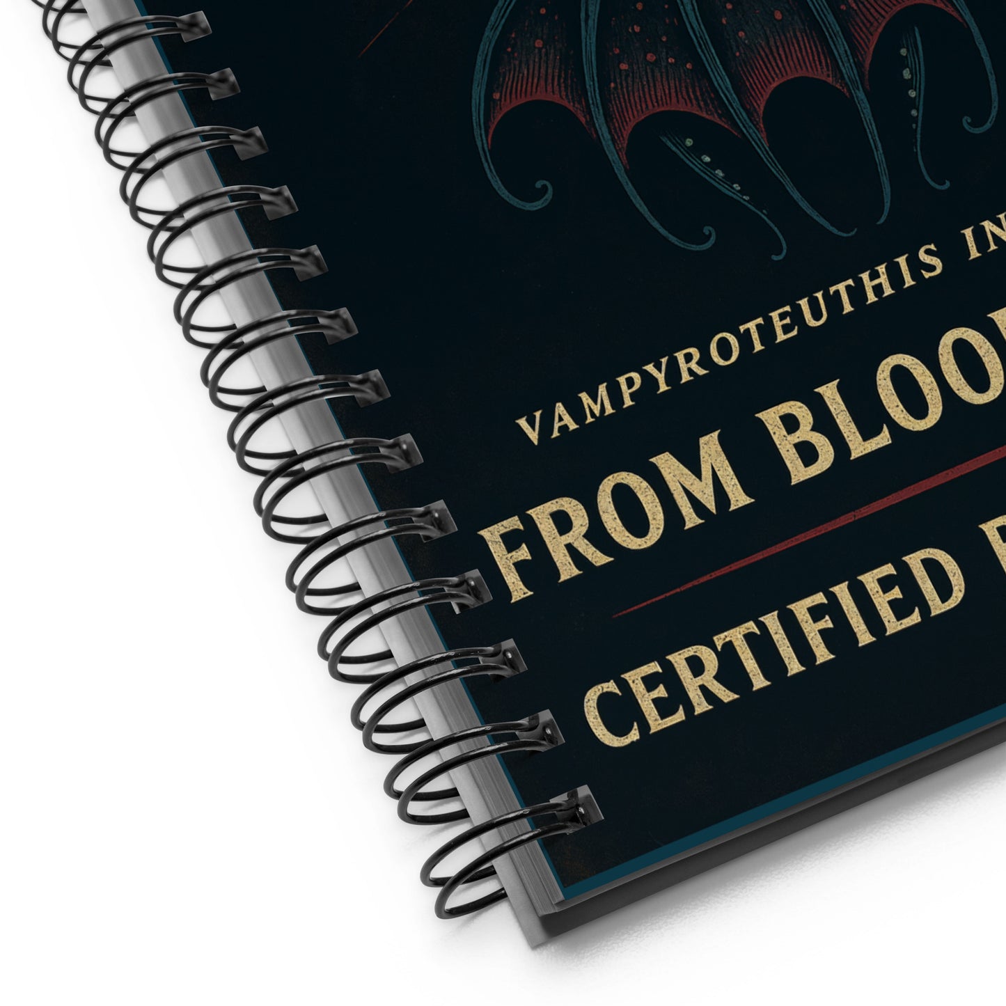 Abyssal Ink Consortium – From Blood to Ink Spiral notebook