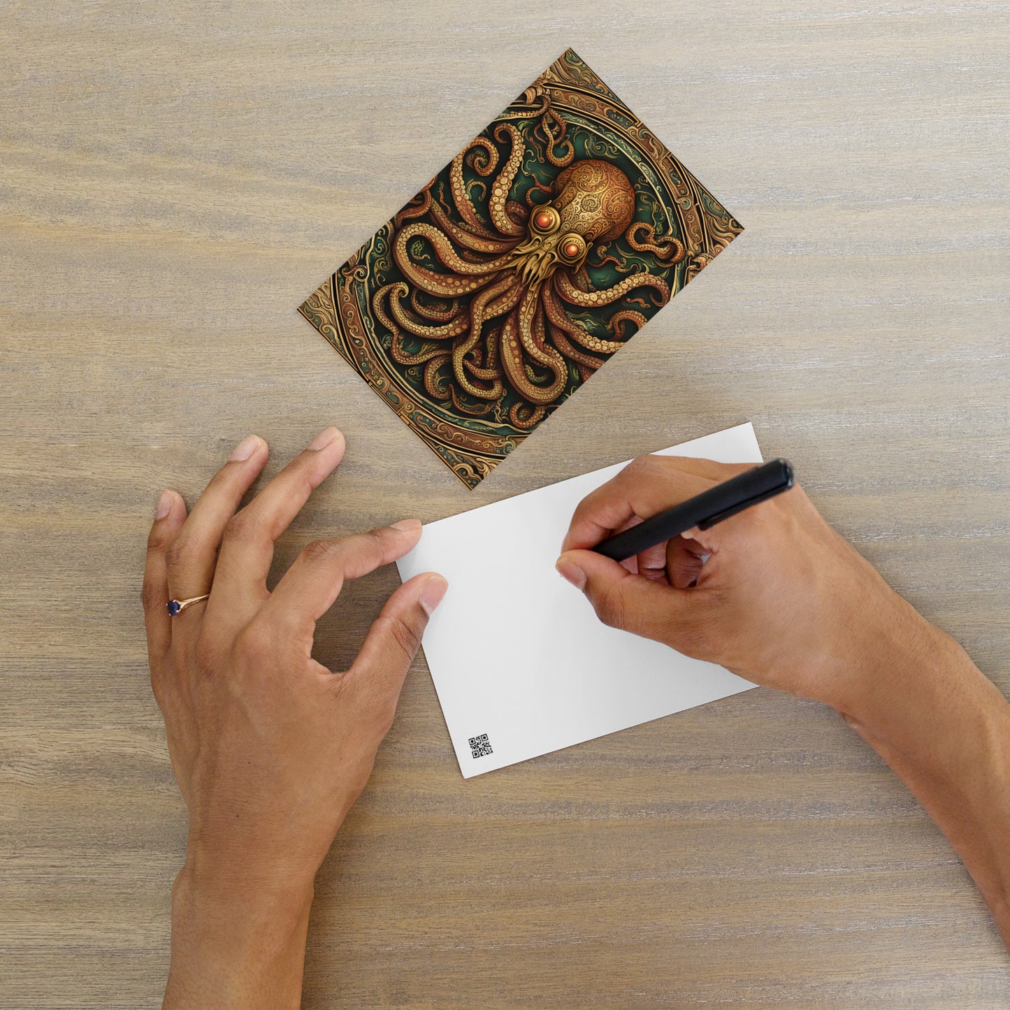 Cthulhu Mesoamerican Codex Standard Postkarte