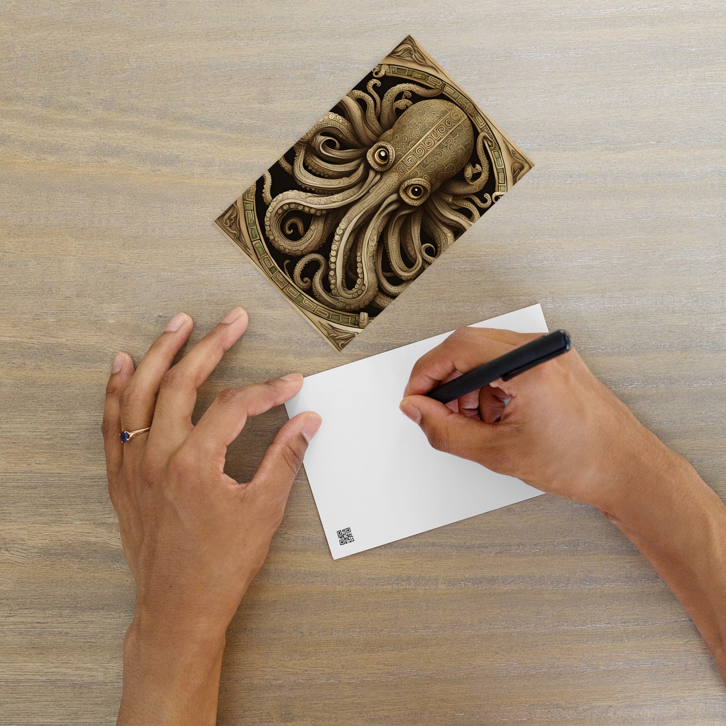 Cthulhu Mesoamerican Codex Standard Postkarte