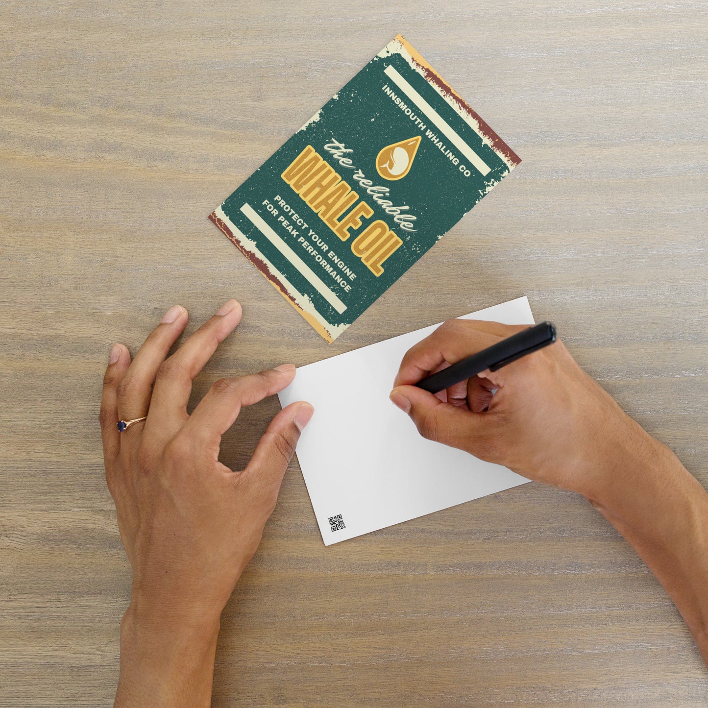 Innsmouth Whale Oil Lovecraft Standard Postkarte