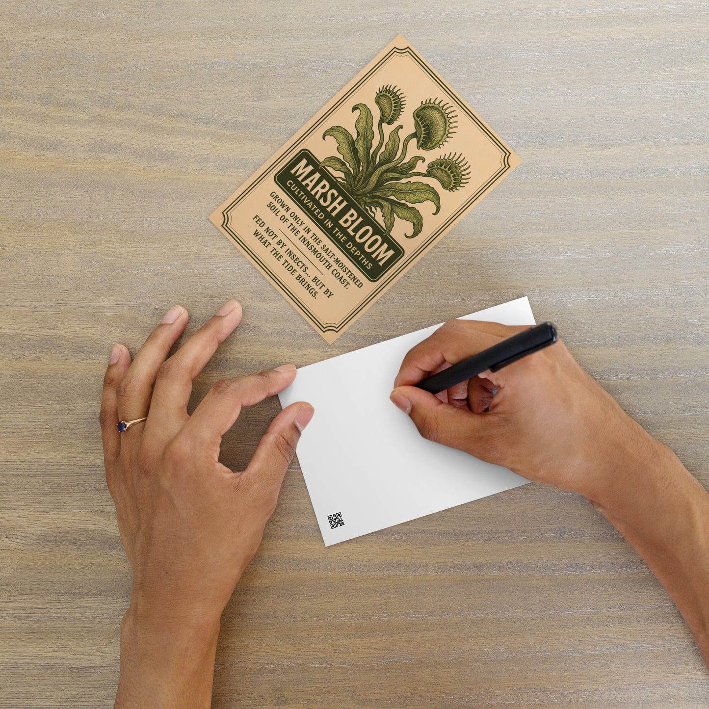 Sumpfblüte – Kultiviert in den Tiefen Standardpostkarte