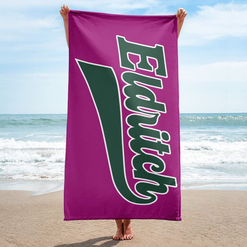 Eldritch League Script – Vintage Lovecraftian Schriftzug Handtuch