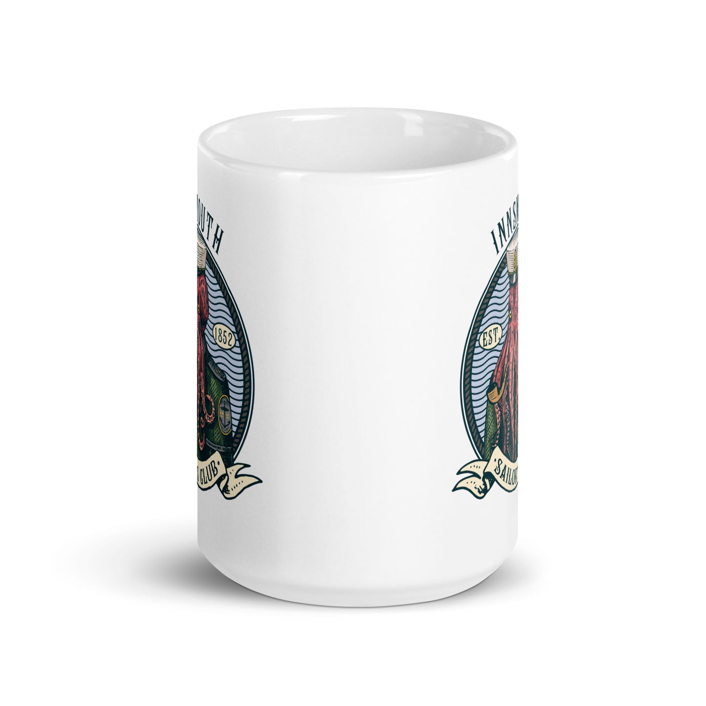 Cthulhu Sailor Innsmouth Weiß glänzende Tasse