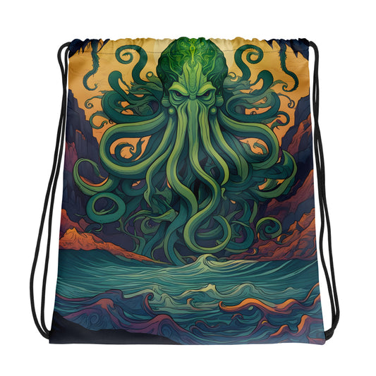 Simbolismo místico de Cthulhu Mochila saco