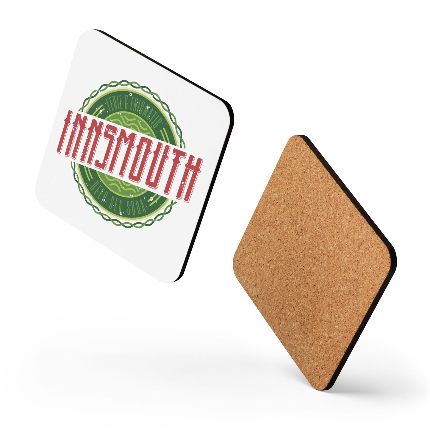 Innsmouth Lovecraft Soda Soft Drink Cork-back coaster