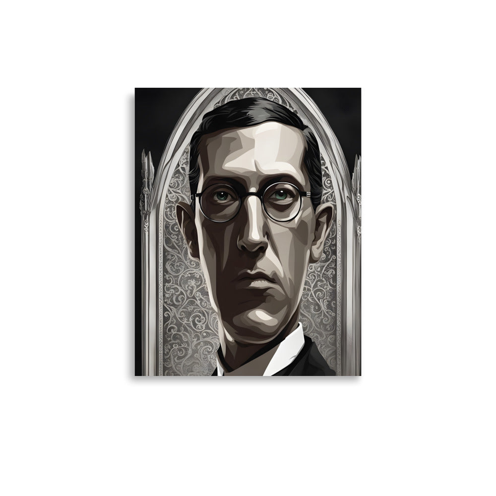 Retrato gótico de Lovecraft Póster