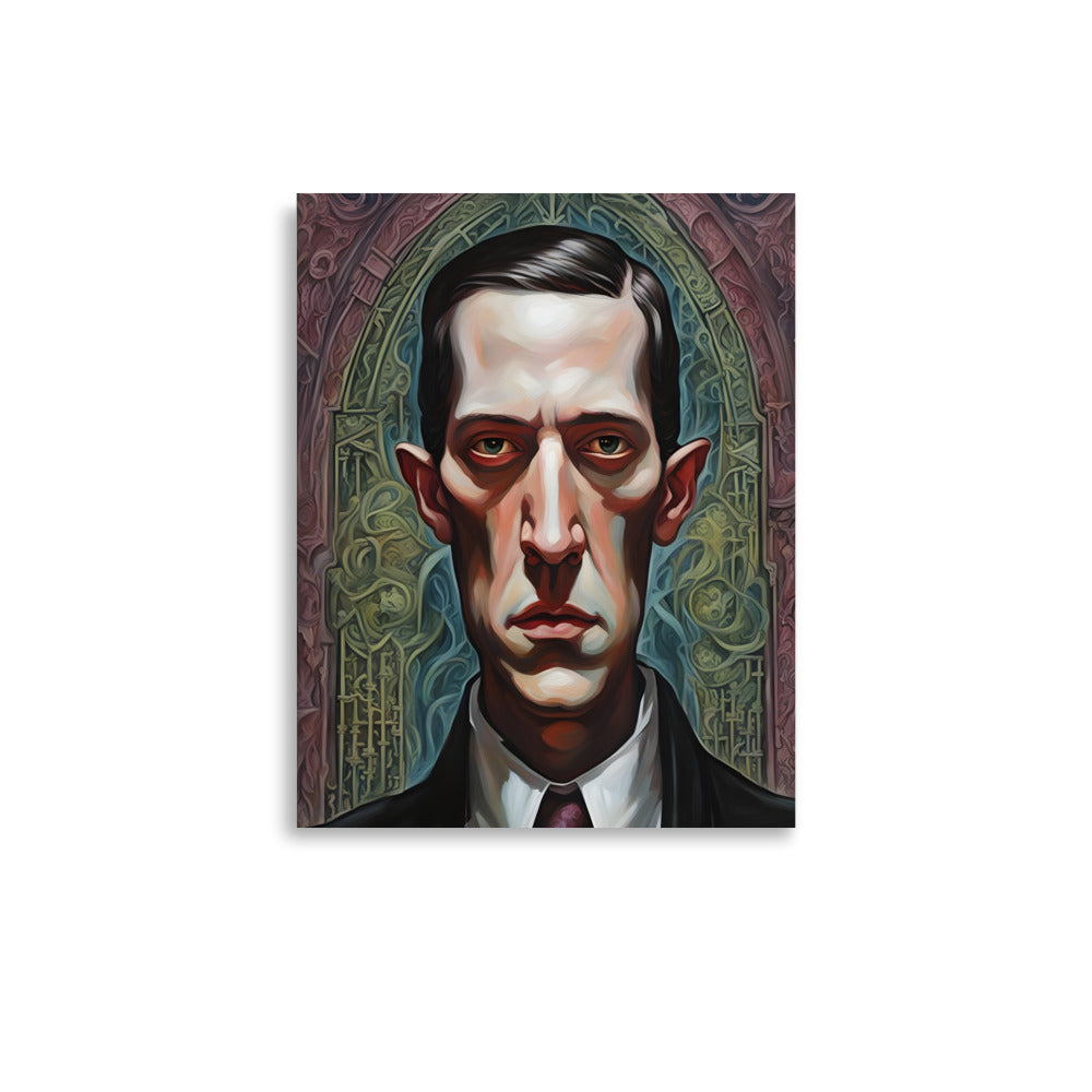 Portrait gothique de Lovecraft Poster