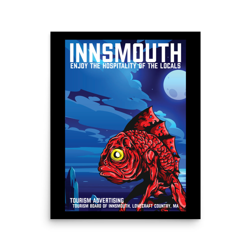 Póster de viaje vintage de Innsmouth Lovecraft Póster