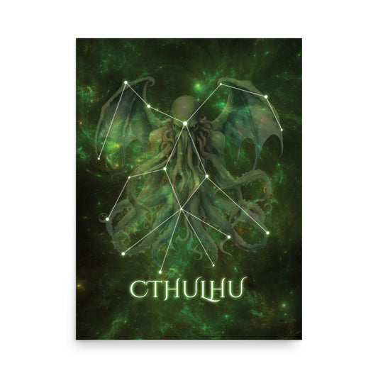 Cthulhu Constellation Poster