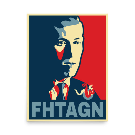 Hp Lovecraft FHTAGN Hope Style Poster