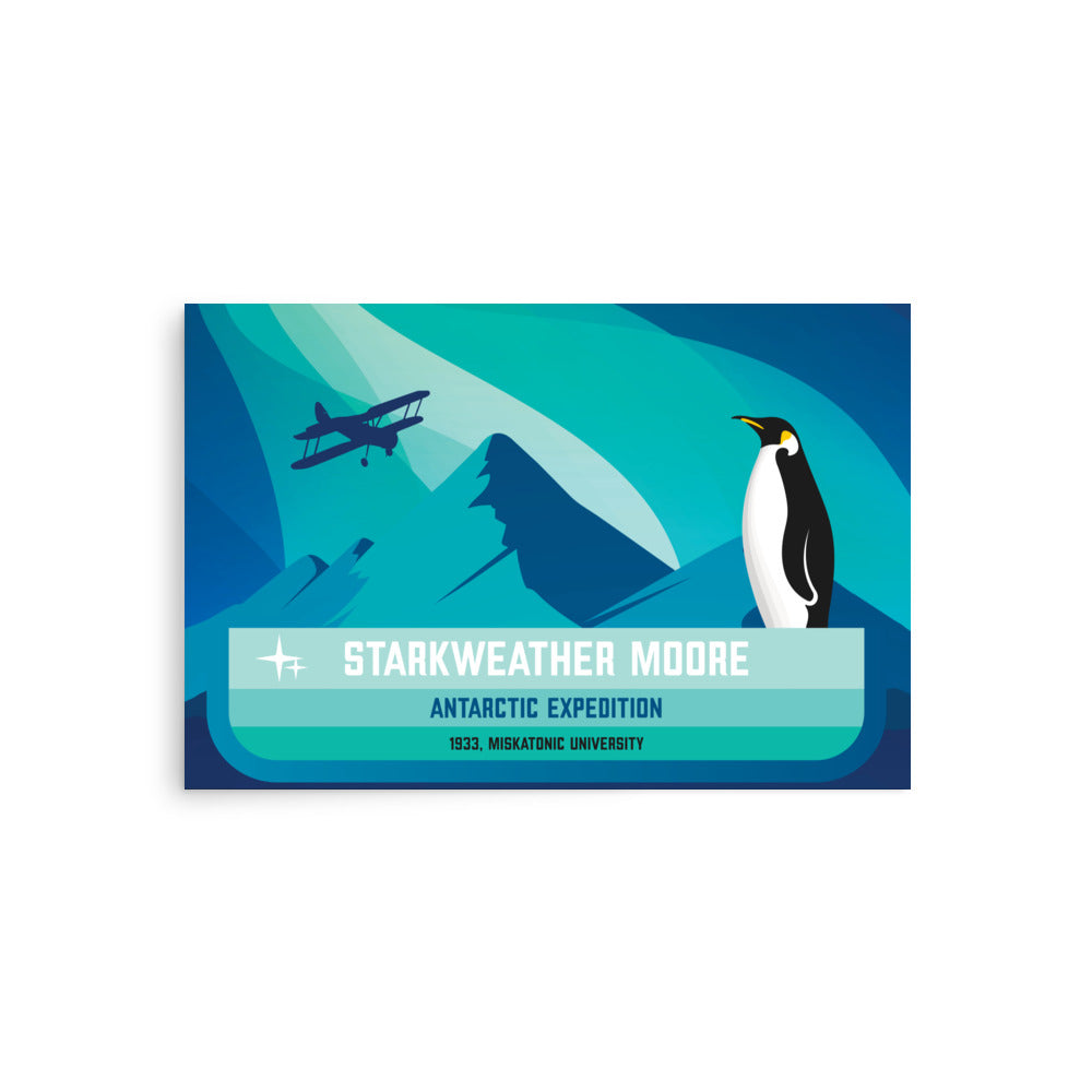 Expedición Antártica Starkweather-Moore Póster