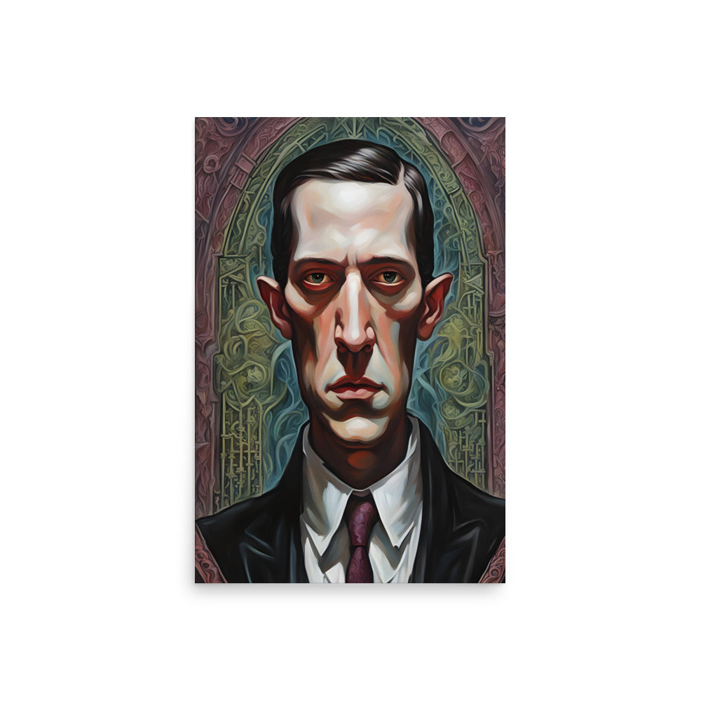 Retrato gótico de Lovecraft Póster