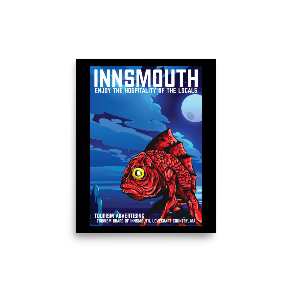 Póster de viaje vintage de Innsmouth Lovecraft Póster