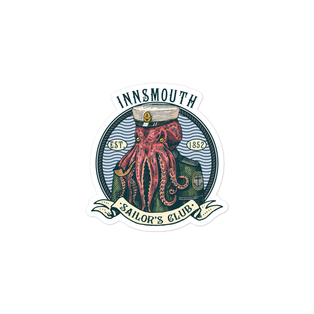 Cthulhu Sailor Innsmouth Pegatinas sin burbujas