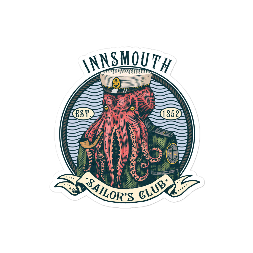 Cthulhu Sailor Innsmouth Pegatinas sin burbujas