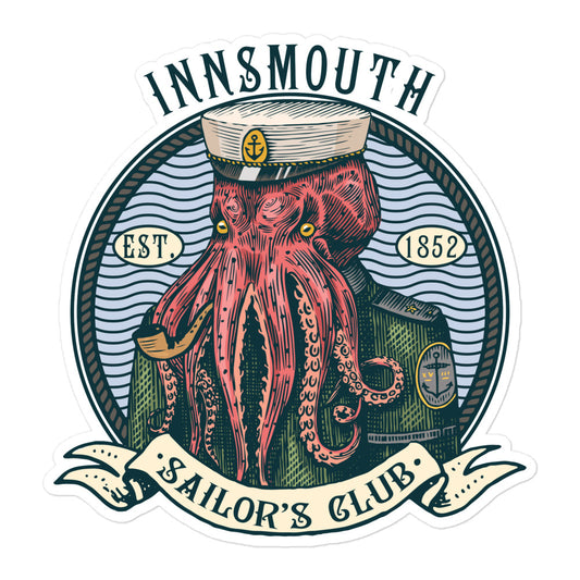 Cthulhu Sailor Innsmouth Pegatinas sin burbujas