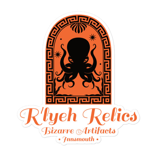 R'lyeh Relics Innsmouth Antiques Bubble-free stickers