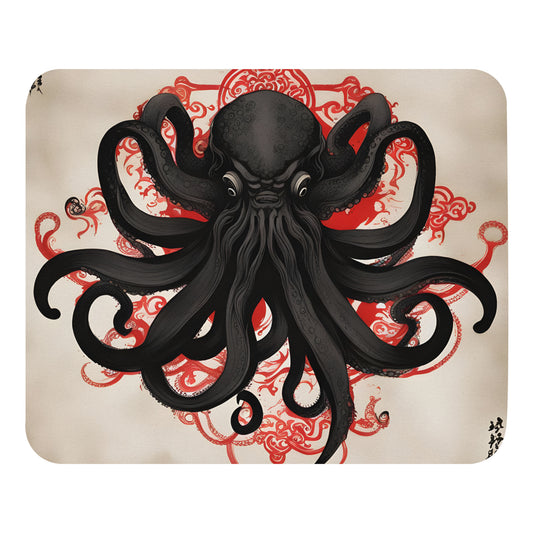 Cthulhu Asian Ink Painting Mouse pad