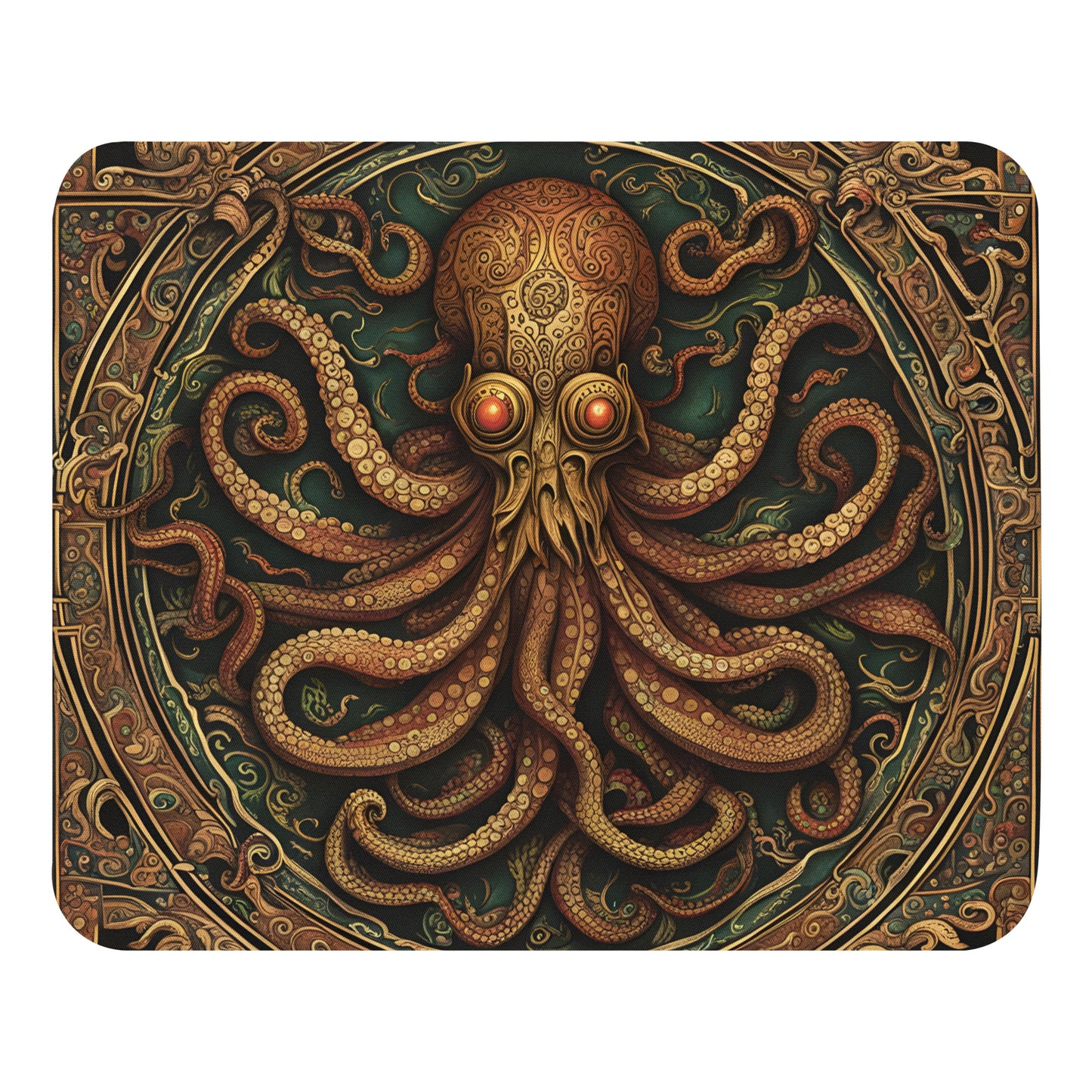 Tapis de souris Codex mésoaméricain de Cthulhu