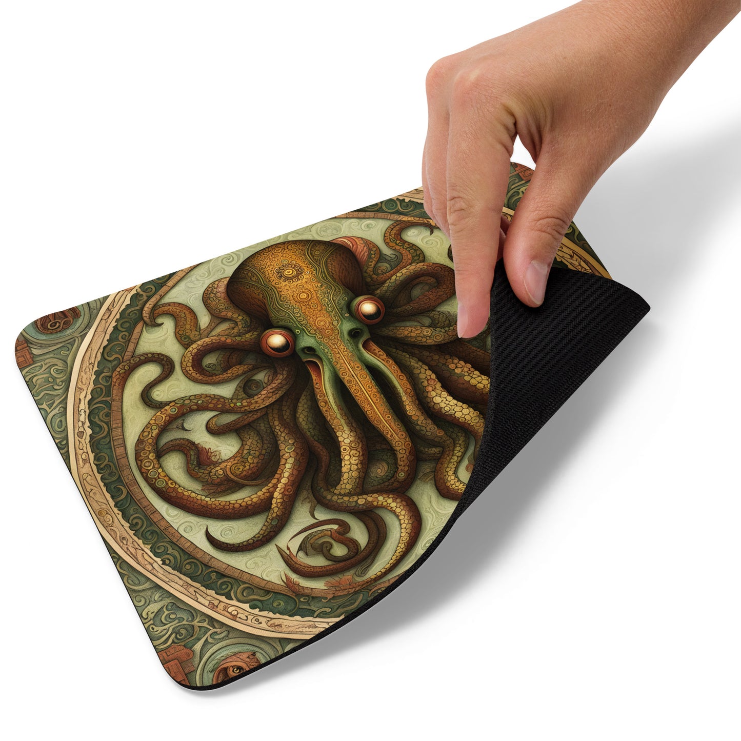 Tapis de souris Codex mésoaméricain de Cthulhu