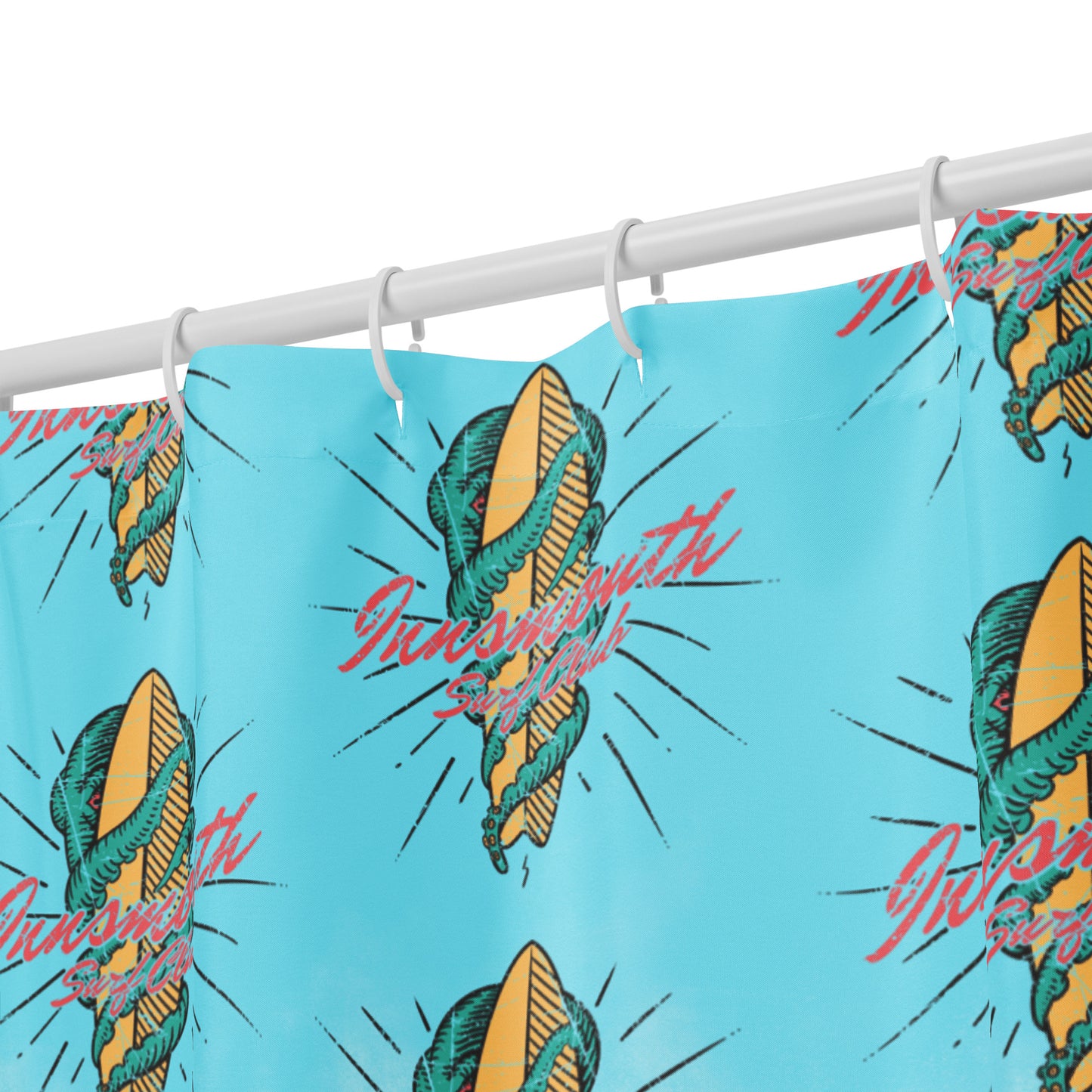 Innsmouth Surf Club Shower curtain