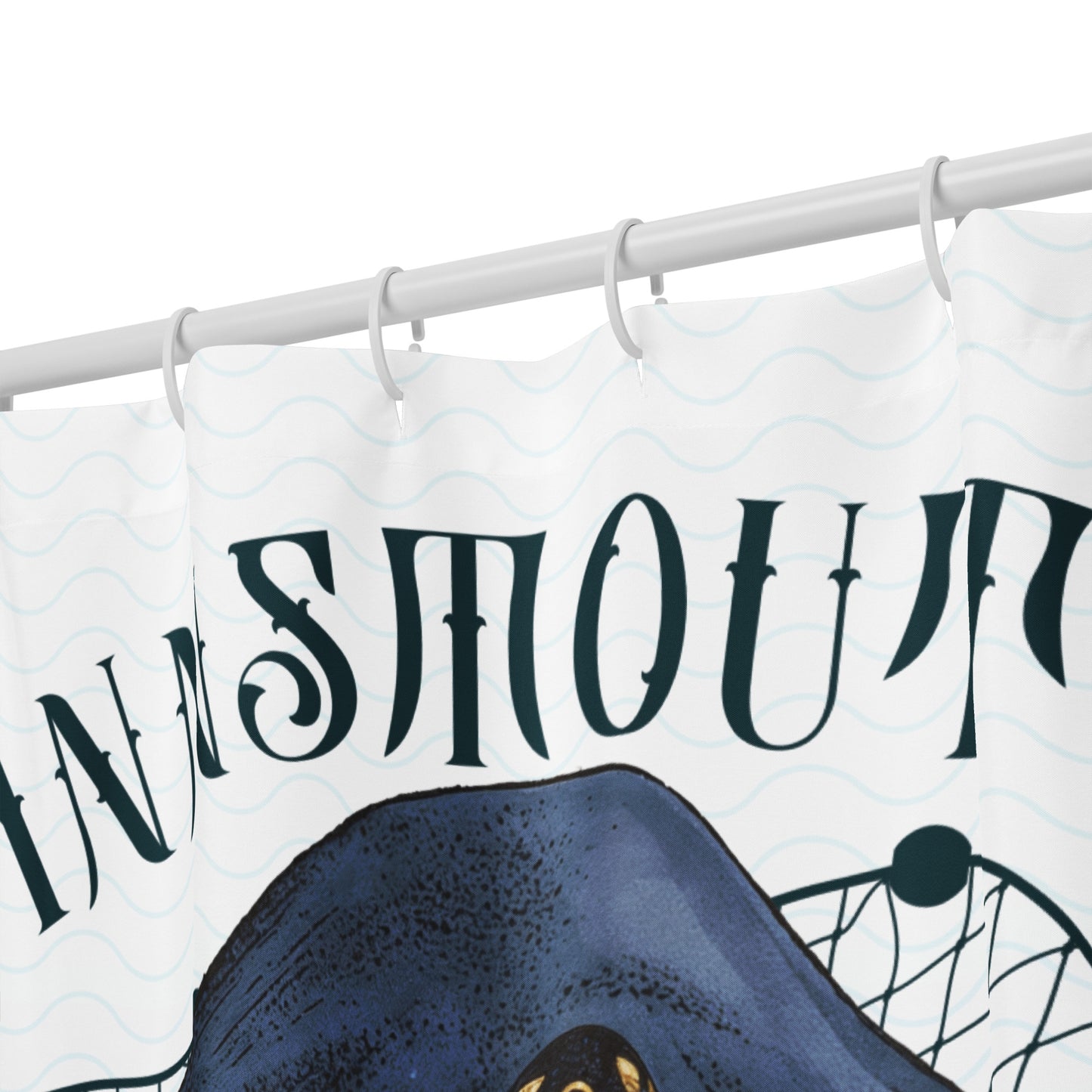 Innsmouth Longline Lodge — The Captain of Brine Shower curtain