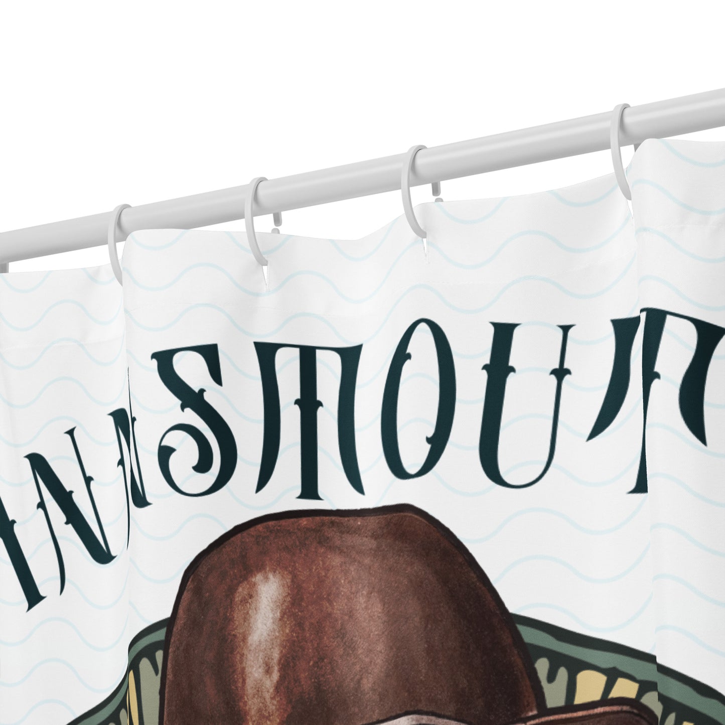 Innsmouth Nautical Parlour — The Hammerhead Gentleman Shower curtain