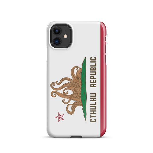 Coque Snap Lovecraft Drapeau de Californie de la République de Cthulhu pour iPhone®