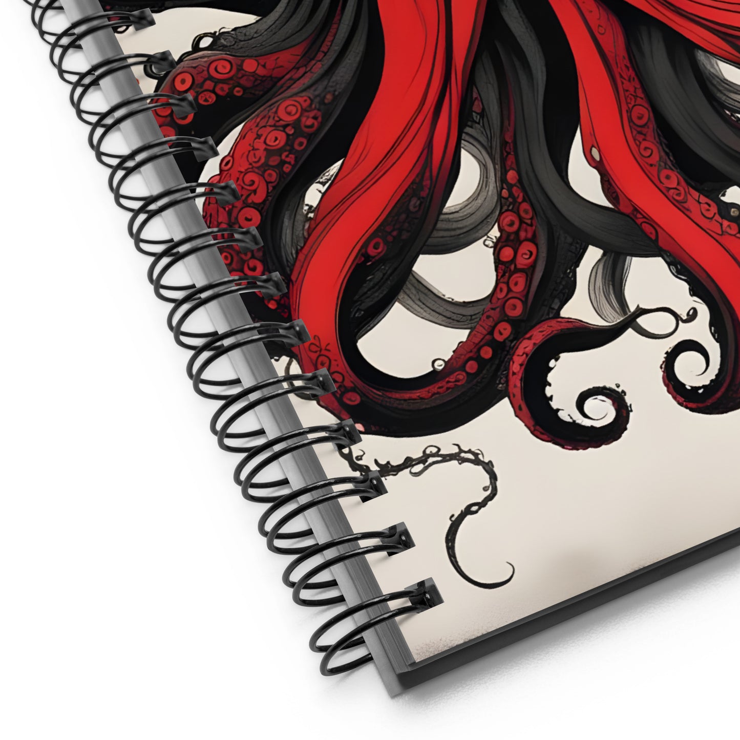 Cthulhu Asian Ink Painting Spiral notebook