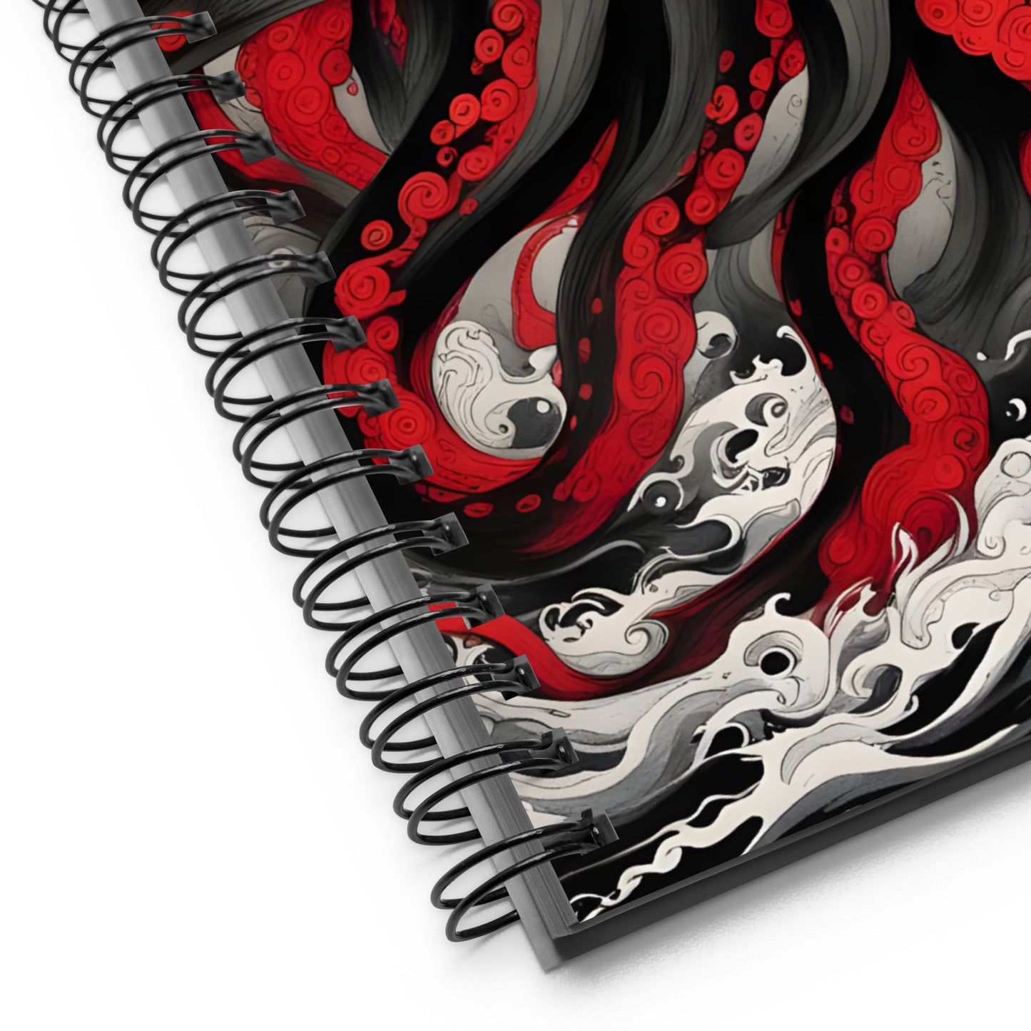 Cthulhu Asian Ink Painting Spiral notebook