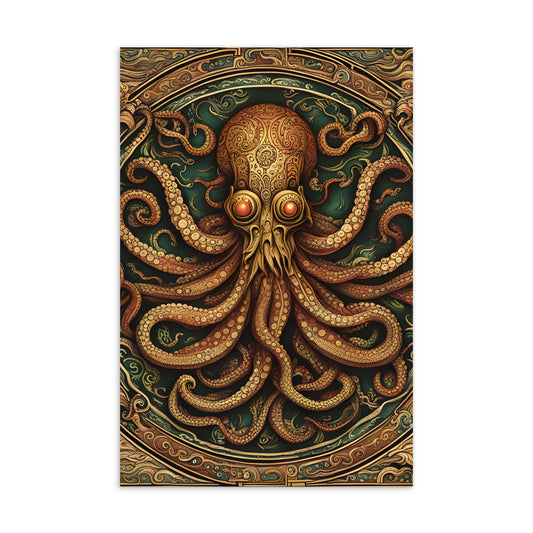 Cthulhu Mesoamerican Codex Standard Postcard