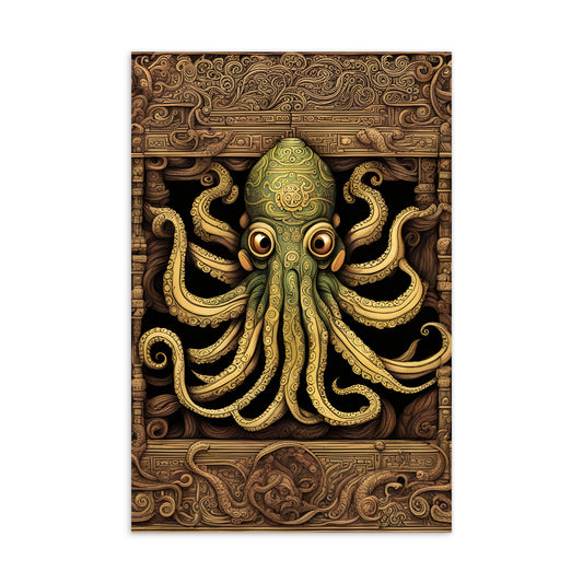 Carte postale standard du Codex mésoaméricain de Cthulhu