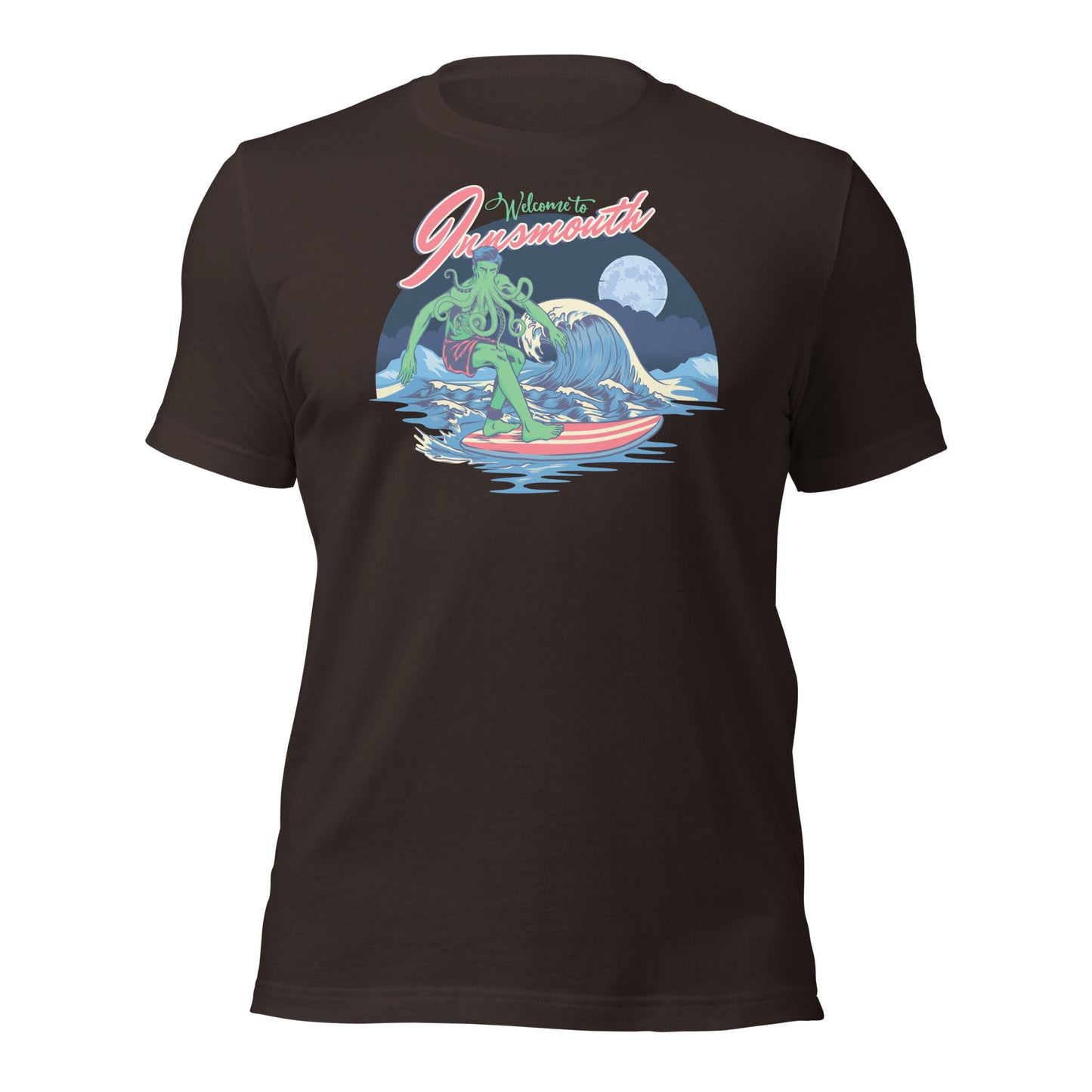 Innsmouth Surfing Lovecraft Unisex t-shirt