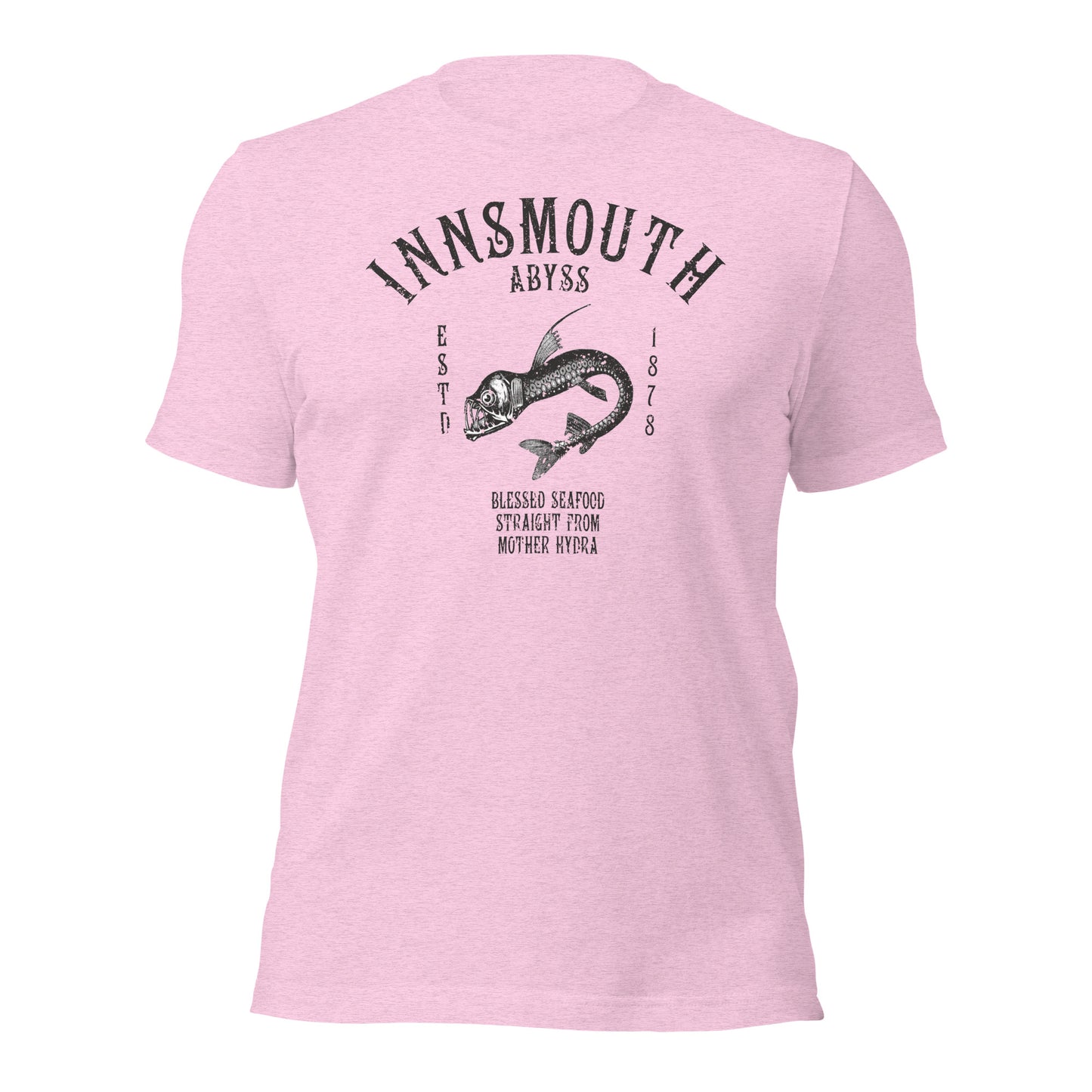 Innsmouth Mariscos Pescado de aguas profundas Viperfish Camiseta unisex