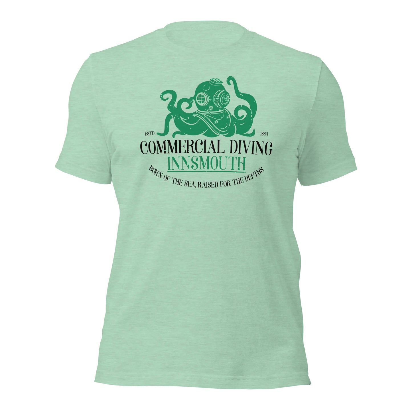 Camiseta unisex de buceo comercial Innsmouth