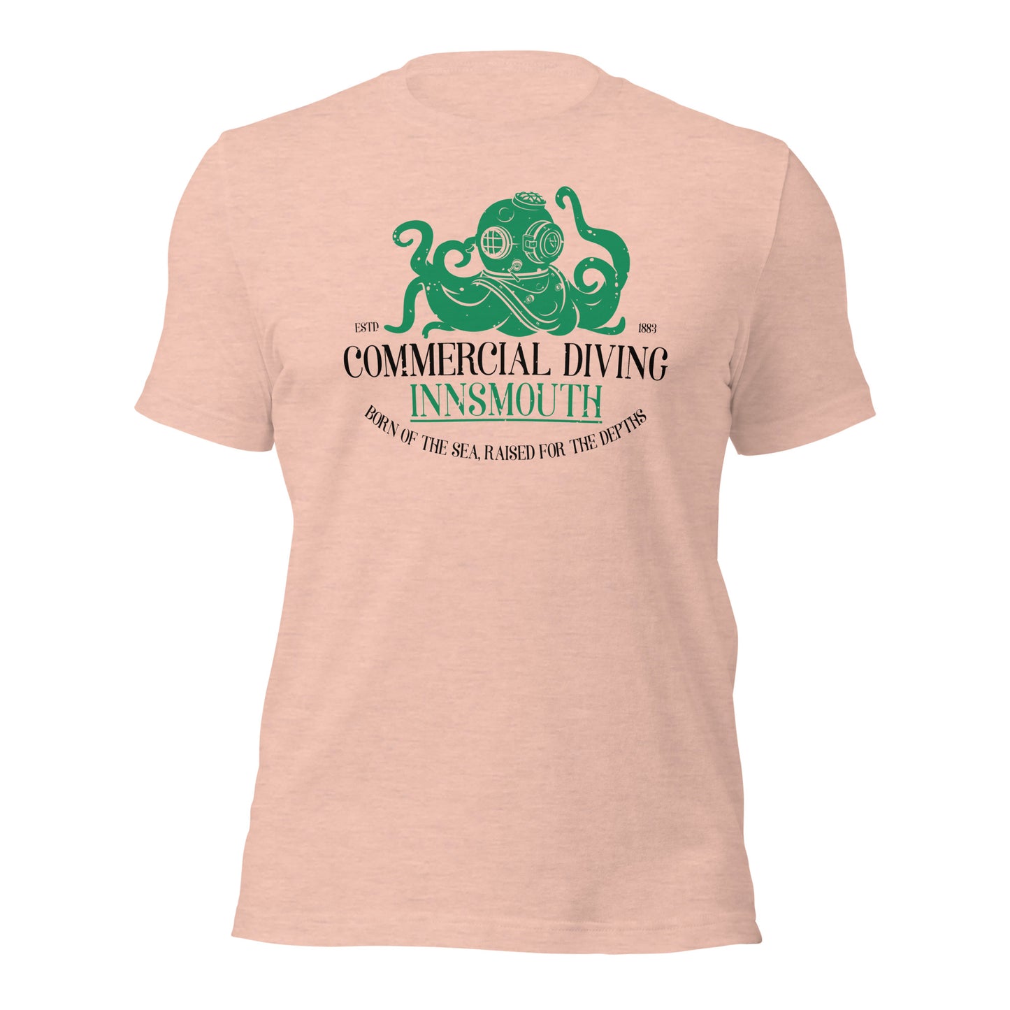 Camiseta unisex de buceo comercial Innsmouth