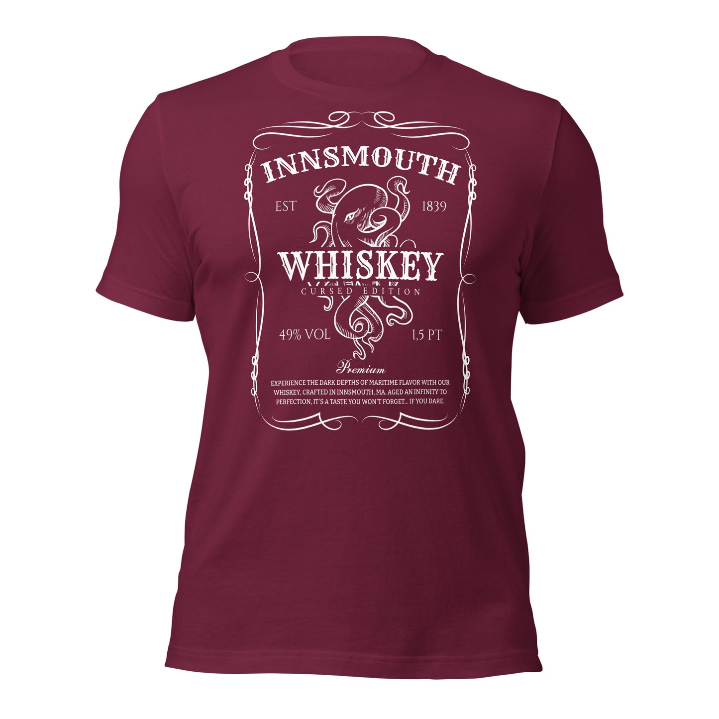 Innsmouth Whisky Label Lovecraft T-shirt unisexe