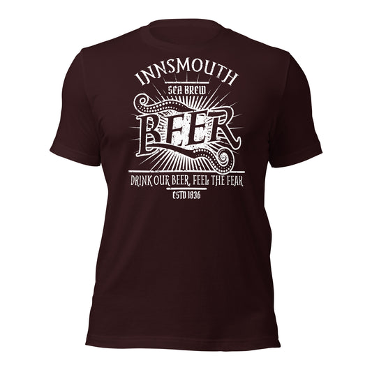 Innsmouth Beer Label Lovecraft T-shirt unisexe