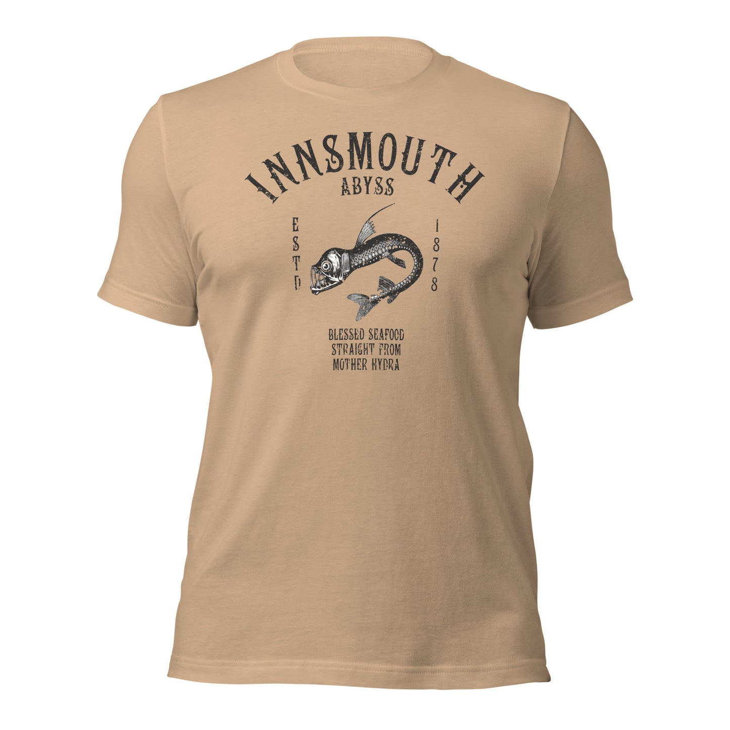 Innsmouth Fruits de mer Poissons de haute mer Viperfish T-shirt unisexe