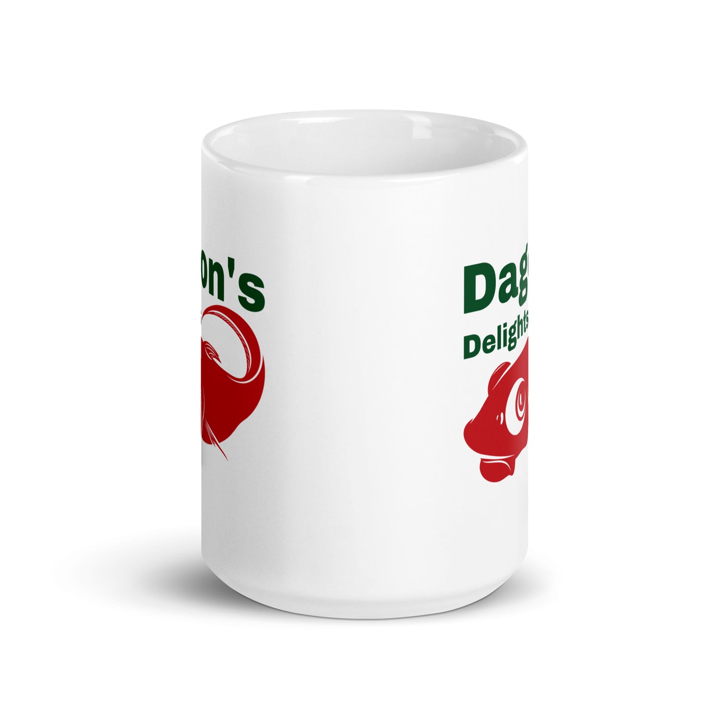 Dagon's Delights Seafood Tasse brillante blanche